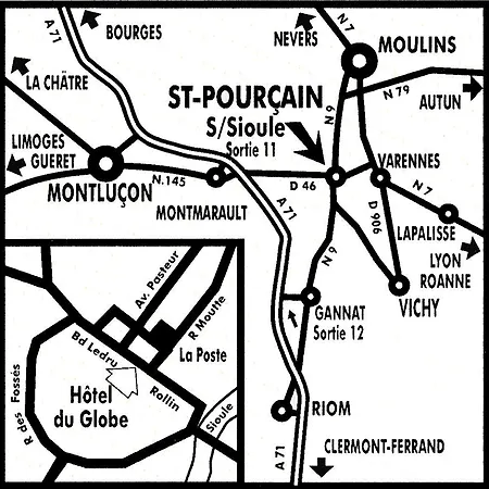 Le Globe Bed & Breakfast Saint-Pourcain-sur-Sioule